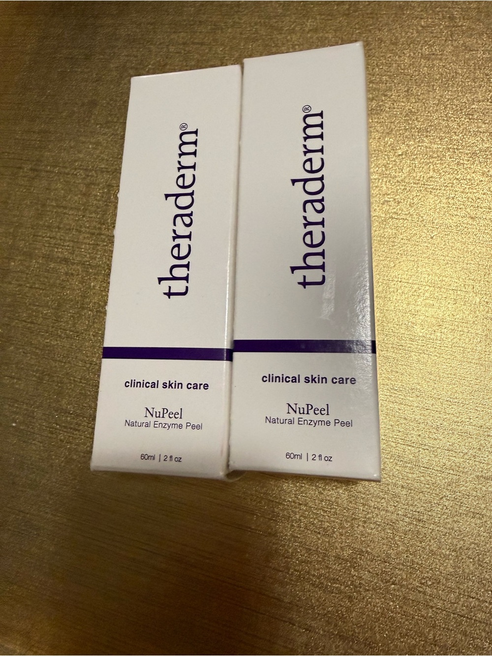 Theraderm NuPeel Natural Enzyme Peel 2oz / 60ml - Facial & Body Exfoliator Gel